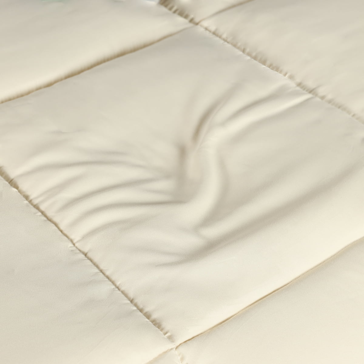 BNM Solid Comforter Down Alternative Bedding, Twin/Twin XL, Ivory