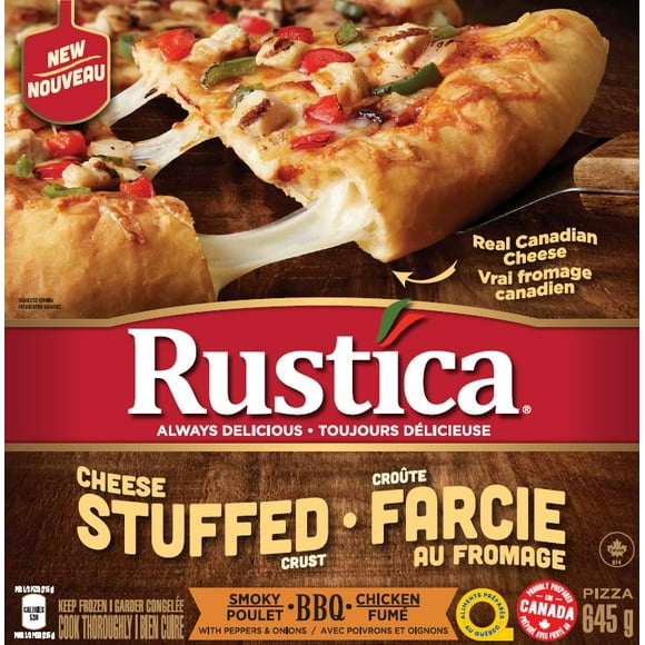 RUSTICA STUFFED CRUST SMOKY BBQ CHICKEN, RUSTICA STUFFED CRUST SMOKY BBQ CHICKEN