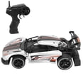 thumbnail image 1 of Carro De Control Remoto, TraccióN En Las Cuatro Ruedas Coches Drift Rc con Motor De Alta Potencia, Alta Velocidad VehíCulo De Carreras De Juguetes A La Deriva InaláMbrico para Ni?Os y Ni?As(Plata) EOTVIA No, 1 of 7