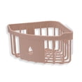 thumbnail image 3 of Wosthever Estante de almacenamiento PP Triangular autoadhesivo cepillo autodrenante botella esponja organizador casa cocina baño soporte rosa Organizadores de utensilios de cocina Rosa, 3 of 6