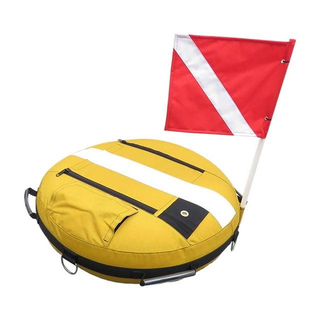 Freediving Buoy Float with Dive , Inflatable Training Buoy, Diver Sea