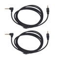 thumbnail image 1 of Cable de audio de auriculares para Blackshark, 2 piezas de 3,5 mm de 1.5m de de Sonido cable de audio chapado dorado para blackshark para altavoces, 1 of 7