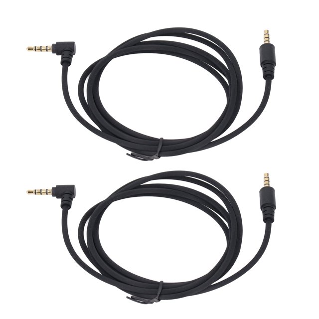 Cable de audio de auriculares para Blackshark, 2 piezas de 3,5 mm de 1.5m de de Sonido cable de audio chapado dorado para blackshark para altavoces