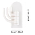 thumbnail image 2 of Over Door Hooks Functional Holder for Kitchen Bathroom Closet Storage - Space Saving Easy Use Hanging Solution, 2 of 7