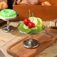 thumbnail image 5 of Angoily 2PCS Mini Dessert Bowls Small Ice Cream Cups Stainless Steel Dessert Cup Parfait Sundae Trifle Bowl Footed Dessert Cups for Nuts Fruit Pudding Snack Cereal Party Favors, 5 of 9