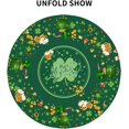 thumbnail image 5 of St. Patrick''s Day Tablecloth Round Table Cover Washable for Kitchen Dining Party Holiday Decor 60 Inch, 5 of 6