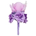 thumbnail image 1 of Ramillete de boda de ,Ramilletes de boda y Boutonnieres,Boutonniere de boda hecho a mano,Ramo de novia Boutonniere Ramillete de baile,Ramillete de rosas hecho a mano en el Sunnimix Ramillete de boda de flor de seda, 1 of 8