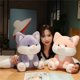 thumbnail image 5 of TRKIYQC Bonito juguete de zorro de peluche, juguete de peluche de animal suave, regalo de vacaciones para niños adultos (rosa, morado) TRKIYQC casual, 5 of 5
