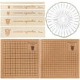 thumbnail image 1 of SHISUYAN 1 Set Macrame Board Craft Board Macrame Supplies For Braiding Knotting with Pins and Rulers, 1 of 8