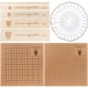 thumbnail image 1 of ColoMX Juego de tablero de macramé para manualidades, suministros de macramé para trenzar nudos con alfileres y reglas, 1 Juego, 1 of 7
