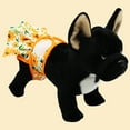 thumbnail image 4 of UDIYO Pet Sanitary Pant Fastener Tape Flower Pattern Comfortable Puppy Shorts Diaper Cloth Puppy Costume, 4 of 7
