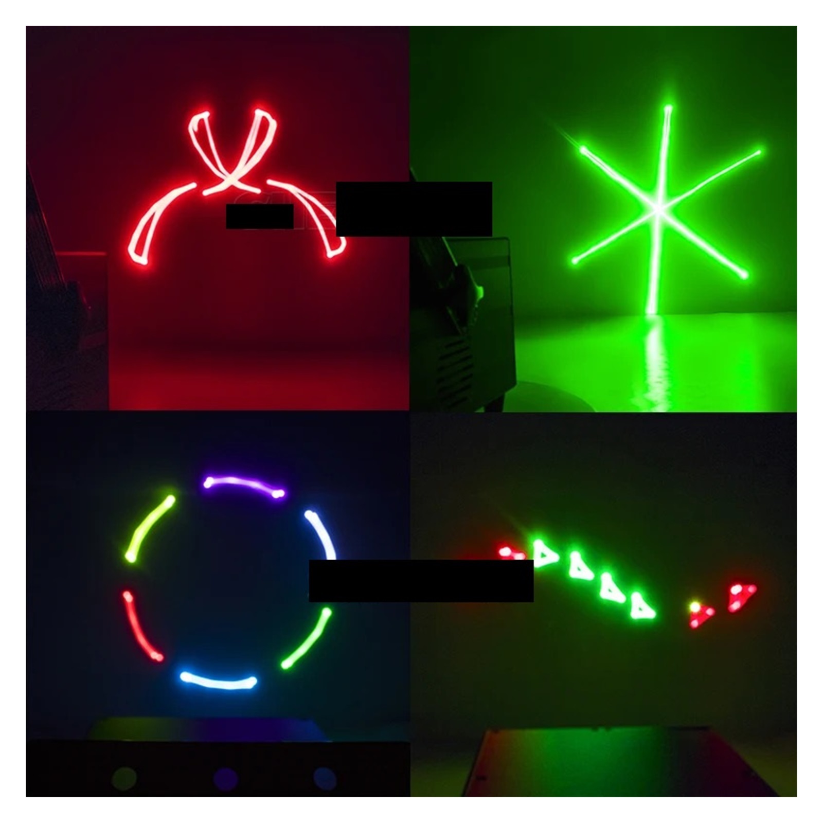 3000mw RGB Animation Scanning Light 30KPPS Stage Lighting ILDA Full Color For Party Wedding Bar Club DMX512 ,Multiple Working Modes