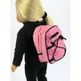 thumbnail image 2 of Pink Sequin Backpack For 18 Inch Dolls | American Fashion World, 2 of 4