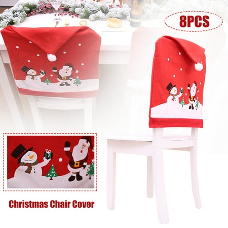 Christmas Chair Cover Non Woven Christmas Decoration Chairs
