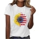 thumbnail image 1 of Fiudx Tops para Mujer Camisas de Manga Corta para Mujer, Estilo Independiente, para Mujer, 1 of 3