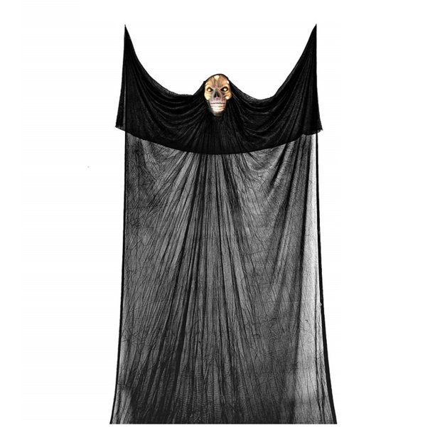 Wdftyju Colgante colgante de fantasma que brilla intensamente con adornos de apoyo de fiesta de Halloween de voz de miedo Wdftyju 5nq7vc0lu8td2en0