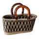 thumbnail image 4 of Bolso de mano Yinane tejido de paja tipo cartera moderno ligero para ir de compras, 4 of 7