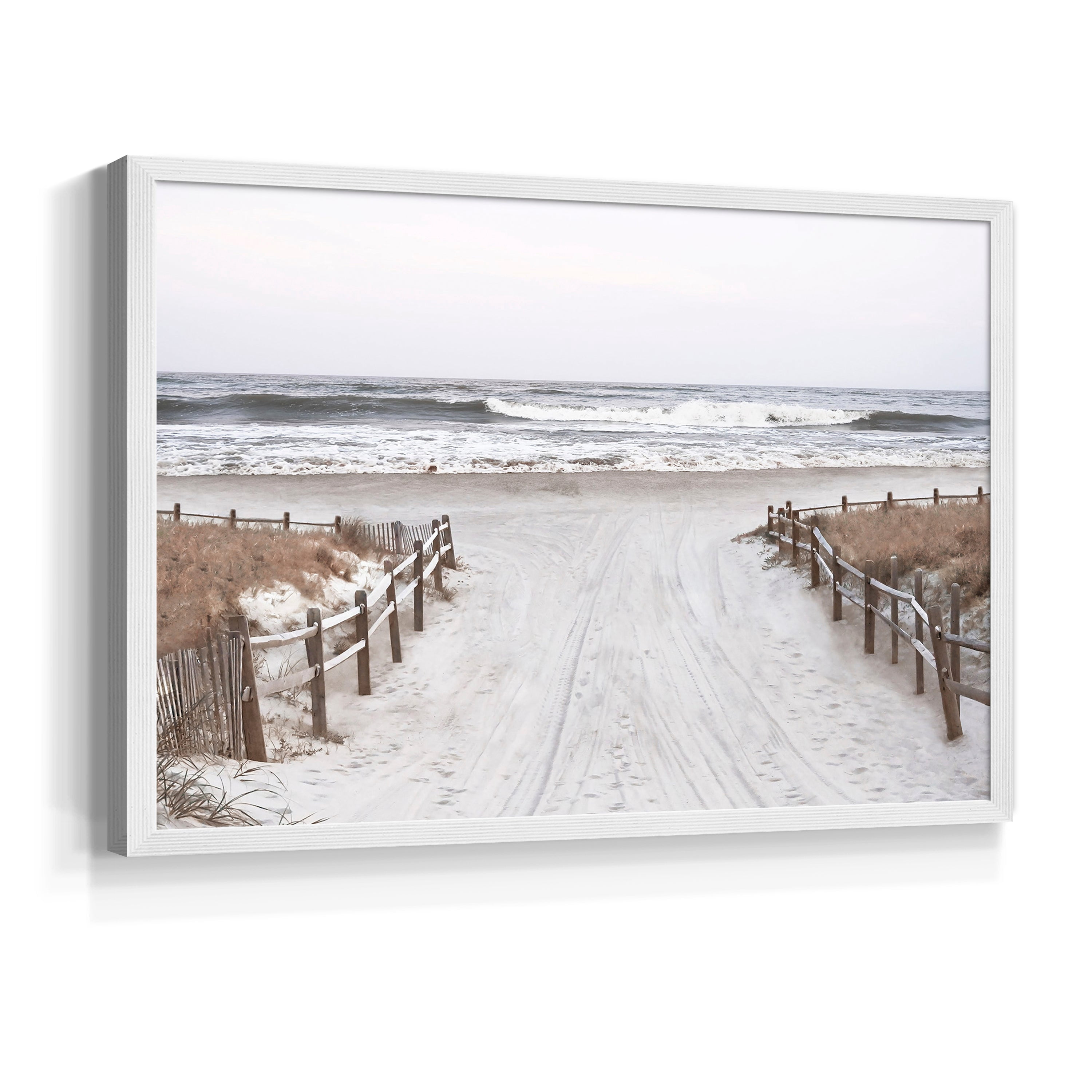 OBX Path by Natalie Carpentieri - Restickable Framed Giclée Print