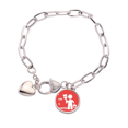thumbnail image 1 of Trabajos de pintura Pulsera de cadena de corazón joyería encanto moda, 1 of 3