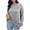 Gray, variant on Fesfesfes Women Sweaters Three-dimensional Plaid Sweater Women Sweaters Loose Fall And Winter Long-sleeved Sweater Tops on