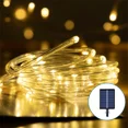 thumbnail image 1 of Cadena De Luces Manguera Solar 10m 100led Exterior Jardín Amarillo, 1 of 1