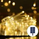 thumbnail image 1 of Cadena De Luces Manguera Solar 10m 100led Exterior Jardín Amarillo, 1 of 1