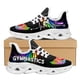 thumbnail image 1 of Zapatos planos con estampado de alas de color degradado para mujer, zapatillas deportivas de gimnasia para adolescentes, calzado con cordones resistente al desgaste, nuevo, 1 of 6