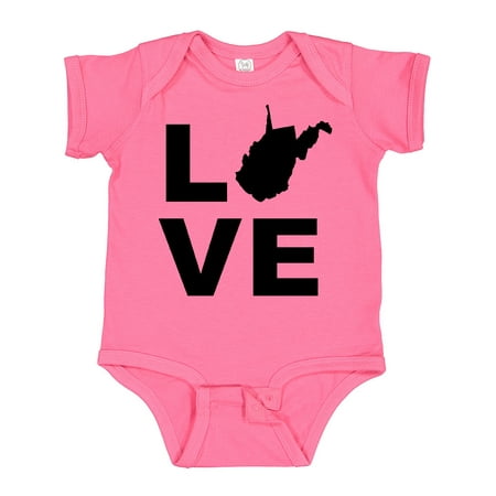 

Inktastic Love West Virginia Gift Baby Boy or Baby Girl Bodysuit