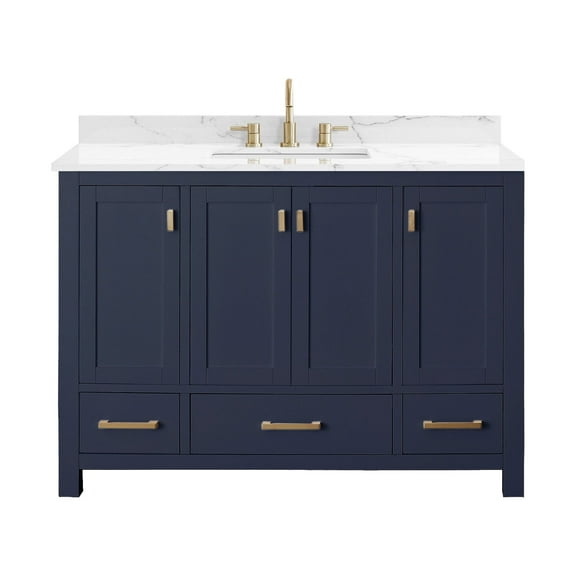 Avanity Modero-Vs48-E Modero 48" Free Standing Single Basin Vanity Set - Blue