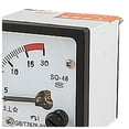 thumbnail image 3 of Medidor de corriente CA analógico SQ48, amperímetro, calibre 0-15 A, blanco y negro, 3 of 3