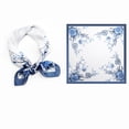 thumbnail image 3 of Ensemble de Foulards Carrés Floraux Lisses Mode Foulard pour Femmes, 3 of 10