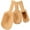 Beige, variant on Masteelf 3Pcs Convenient Wooden Bath Salt Scoop for Daily Life 8 00X3 30X1 50in Material