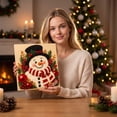 thumbnail image 6 of Christmas Pearl Art DIY Kit, Cute 3D Diamond Painting Crafts for Adults, DIY Fall Home Decor Wall Art, Beginner DIY Seasonal Party Gift, 6 of 8