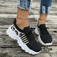 thumbnail image 2 of Leopard Chunky Walking Shoes for Women Comfortable Mesh Memory Foam Workout Tennis Running Sneakers, 2 of 6