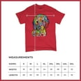 thumbnail image 5 of Tee Hunt Dean Russo Sweet Poodle T-Shirt Dog Pattern Puppy Adopt Pet Men's Tee, Red, XX-Large, 5 of 5