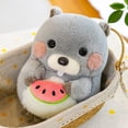 thumbnail image 2 of Almohada para dormir de bebé, personaje de Anime de marmota, juguete de peluche, amigos de peluche suaves, 2 of 5