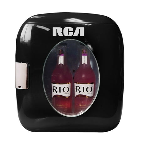 RCA Portable Retro 12-Can Mini Fridge RMIS462,