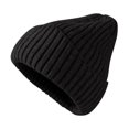 thumbnail image 3 of Dyfzdhu Women Fashion Casual Woolen Hat Solid Warm Outdoor Knitted Black, 3 of 3