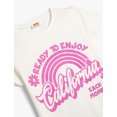 thumbnail image 3 of T-Shirt Short Sleeve Crew Neck City Printed Detail Cotton, 3 of 3