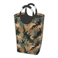 thumbnail image 2 of Vsdgher Camouflage Rabbit Print Square Laundry Bag Large Collapsible Dirty Clothes Bags With Handles Waterproof Essentials Storage For College Dorm, Family, 2 of 6