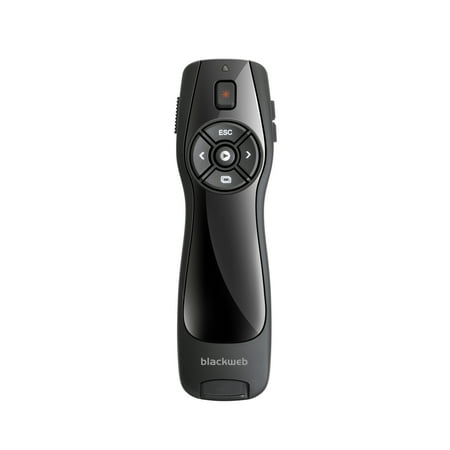 BlackWeb 2.4GHz Wireless Presenter, 82 ft. Range