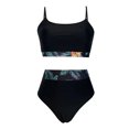 thumbnail image 5 of HaoXianJian 3 Piece Women's Swimsuits Bikinis with Mesh Long Shirt Bathing Suit Thong Hight Waisted V Neck Swimwear 2025 Swim Suit, 5 of 6
