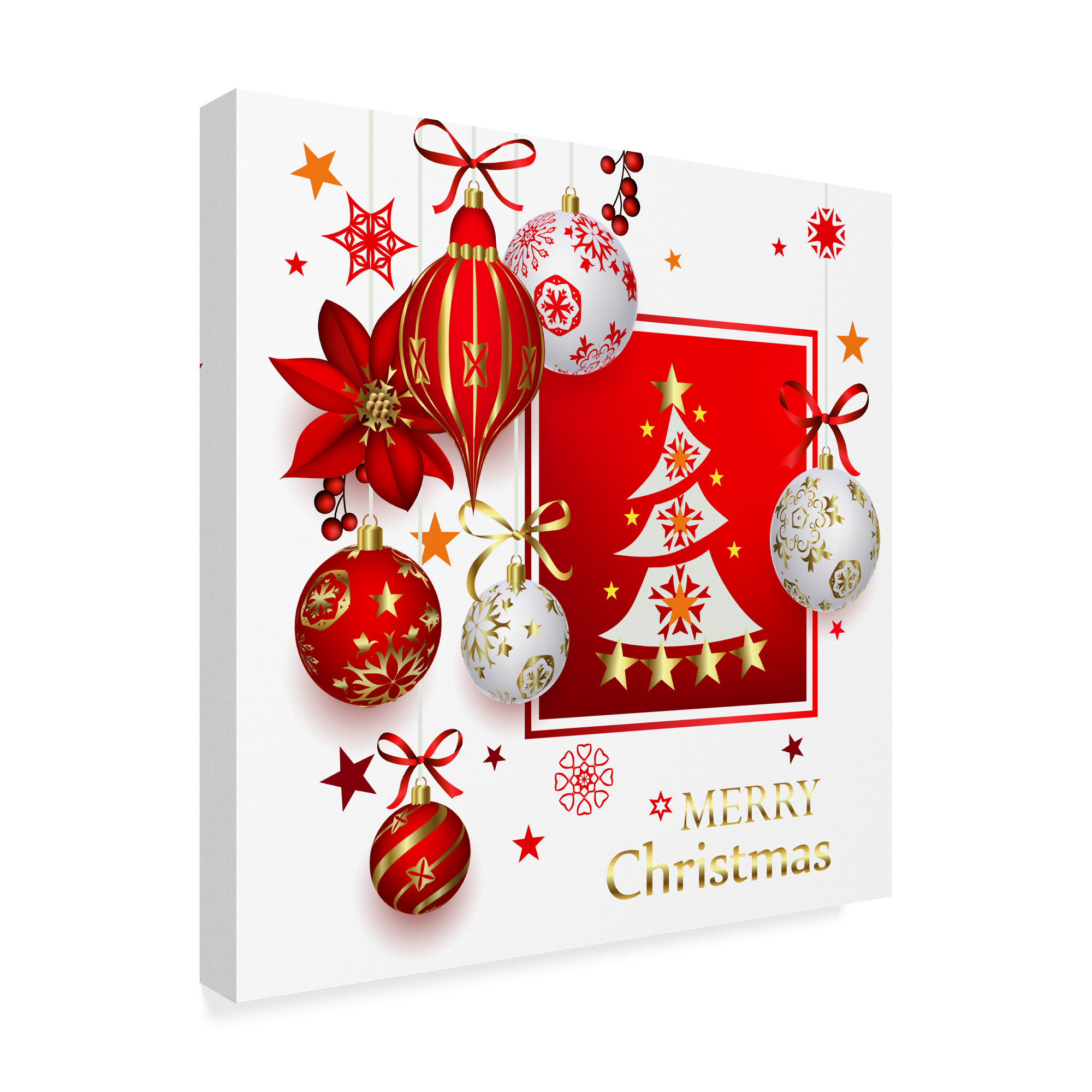 Trademark Fine Art 'Christmas Bright Composition' Canvas Art by Maria Rytova