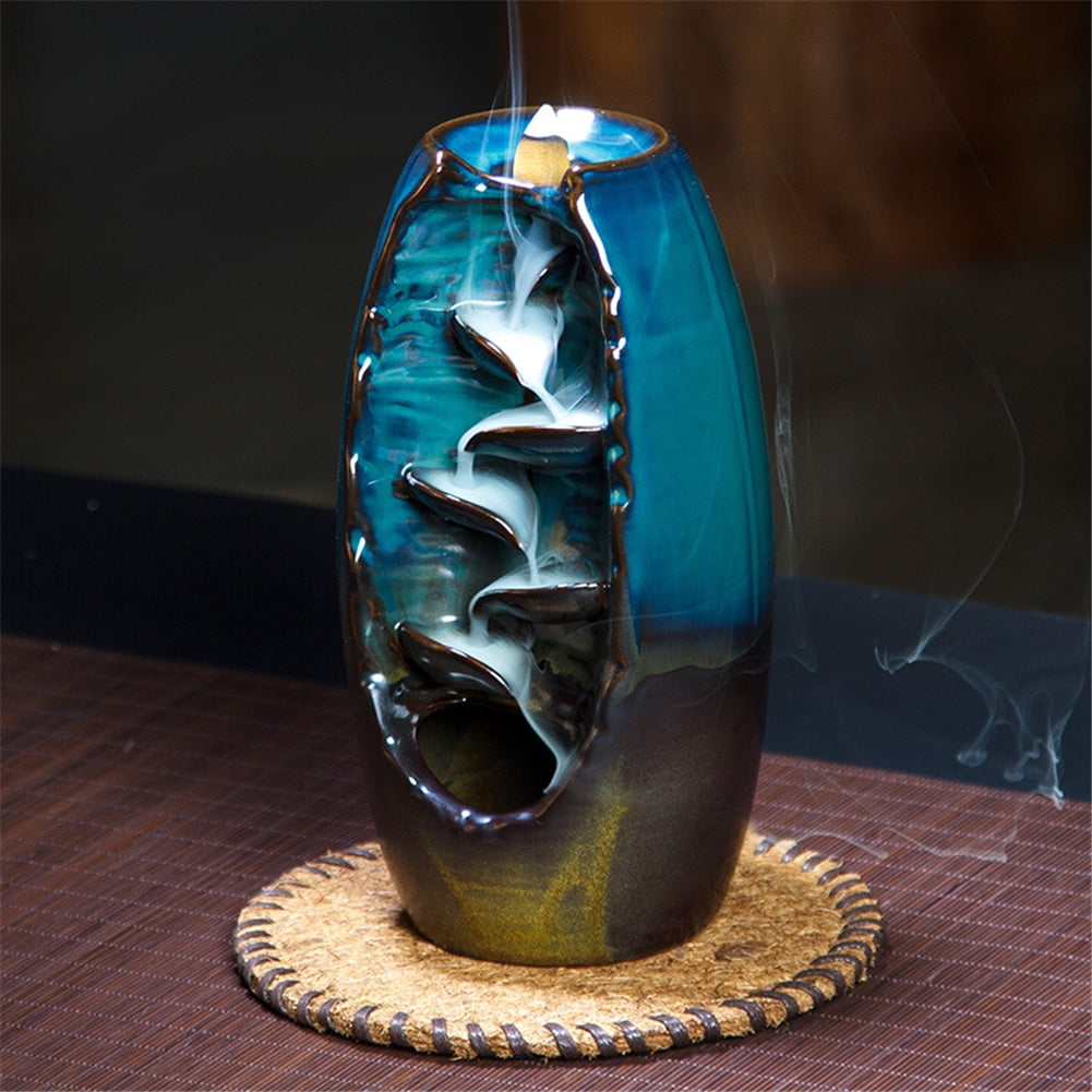 Ceramic Backflow Incense Burner Waterfall Smoke Incense Holder For Living Room Decorations Aromatherapy Diffusers Ornament Home Decor Walmart Com Walmart Com Ceramic Backflow Incense Burner Waterfall Smoke Incense Holder For Living Room Decorations Aromatherapy Diffusers Ornament Home Decor Walmart Com Walmart Com
