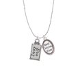 thumbnail image 2 of Delight Jewelry Silvertone Live Long Best Mom Ever Charm Necklace, 2 of 4