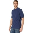 thumbnail image 2 of Hanes Men`s X-Temp Fresh IQ Pique Polo, XL, Navy, 2 of 2