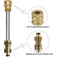thumbnail image 3 of GHSDFBB Pressure Washer Gun Adapter with 1/4\u201d Female Quick Connect Fitting Compatible with Portland, Ryobi, Greenworks, Husky Part Electric Power Washer, 3 of 6