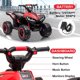 thumbnail image 4 of Historyli ATV de 12 V para niños, 4 ruedas, con música, luces LED y velocidad ajustable, color rojo, 4 of 7