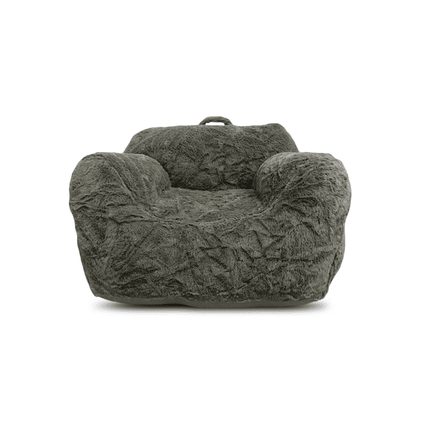 Heritage Club Faux Fur Bean Bag Chair - Walmart.com - Walmart.com