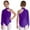 Dark Purple, variant on YUUMIN Kids Girls Long Sleeve One Shoulder Mesh Ballet Dance Leotard Bodysuit Modern Contemporary Dancewear White 6